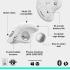 Logitech ERGO M575S Wireless Trackball Mouse – White